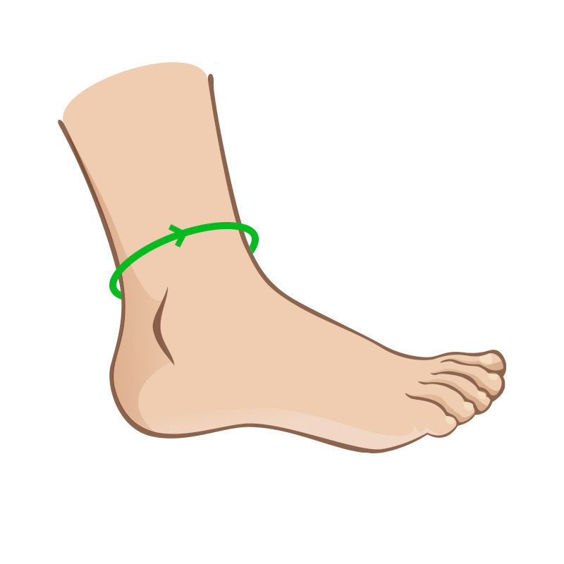 How to measure your ankle